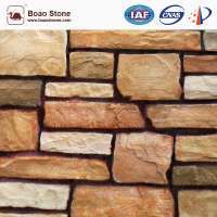 Hot sale factory direct price faux stone panels faux stone facade slabs siding