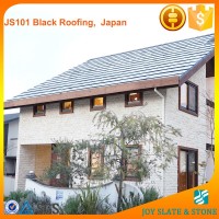 Black slate japanese roof tiles