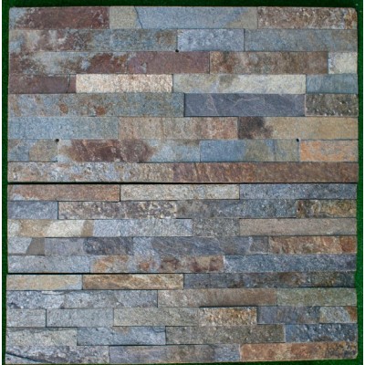 Popular gold rusty quartzite wall cladding/ledgestone veneer