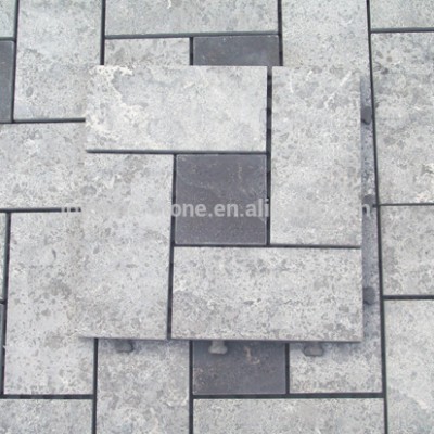 DIY interlocking natural stone tiles